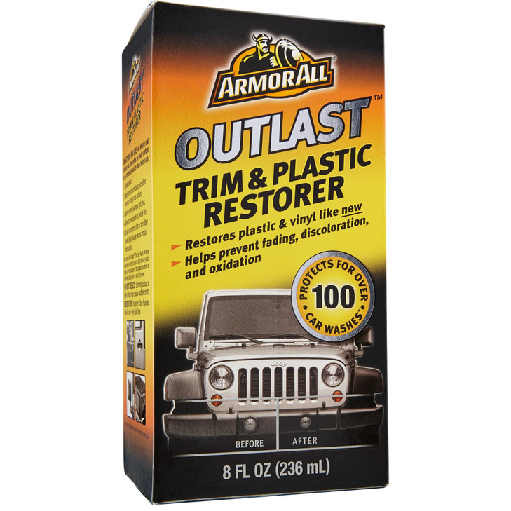 Armor All Outlast Car Trim Plastic Cleaner Cleans Cars Trucks and Motorcycles 8 Oz