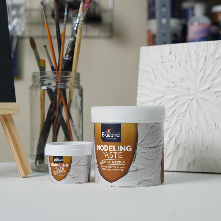 Bluebird Thick Modeling Paste White 28 2 Oz 800gm High Density Acrylic Medium for Texture Thickness and Dimension