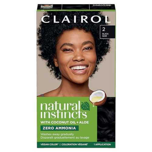 Clairol Natural Instincts Demi Permanent Hair Dye 2 Black 1 Pack