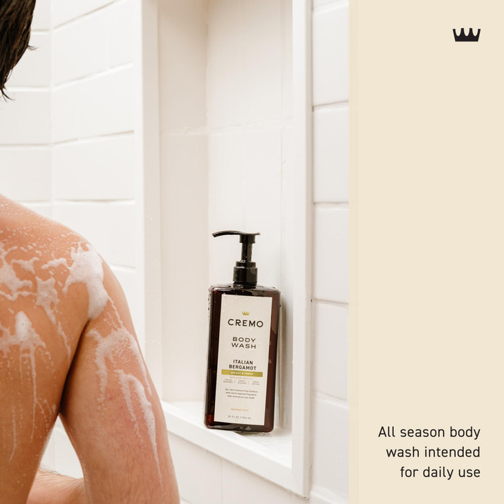 Cremo Rich Lathering Italian Bergamot Body Wash for Men 32 Fl Oz