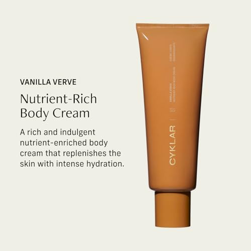 CYKLAR Hydrating Body Cream 48 Hr Moisture Non Greasy Vanilla Verve