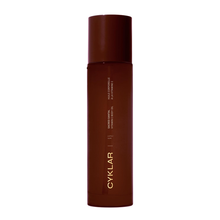 CYKLAR Vitamin C Body Oil for Women Men Sacred Santal Scented 4 2 Fl Oz