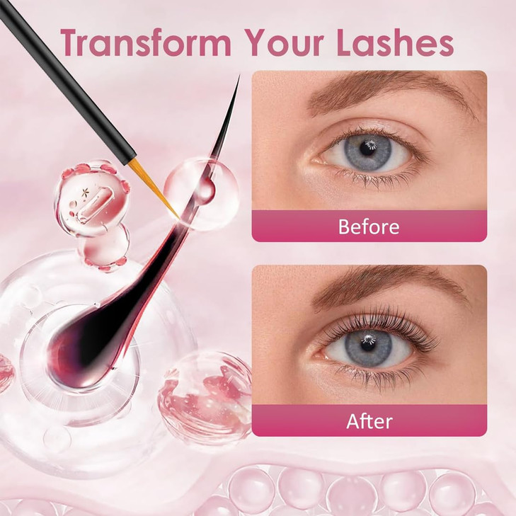 LASH by Maya LONDON Lash Growth Serum Thicker Fuller Natural Lashes Cruelty Free American Brand 5ml