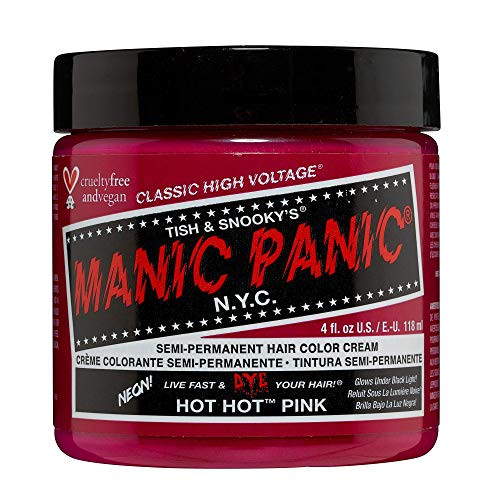 Manic Panic Hot Hot Pink Hair Dye 4 oz