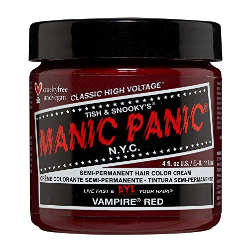 Manic Panic Semi Permanent Vampire Red Hair Dye 4 oz