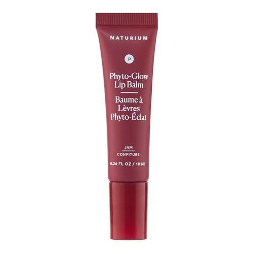 Naturium Phyto Glow Lip Balm Hydrating Lip Care with a Glossy Finish 0 34 oz Jam