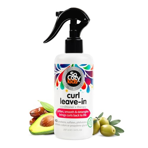 So Cozy Leave In Conditioner Spray 8 Fl Oz Paraben Free Detangler for Kids Curly Hair Deep Conditioner Tangle Free