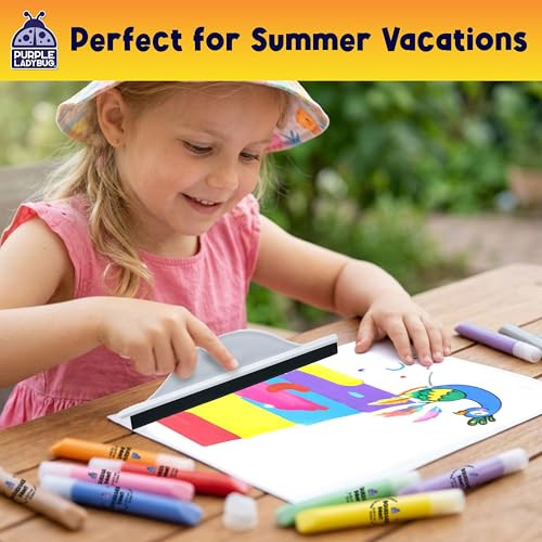 Squeegee Art Kit for Kids Animals Theme Painting Craft Kit for Ages 4 12