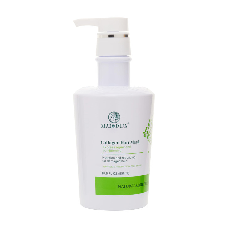 Xiaomoxuan Organic Plant Based Collagen Hair Mask with Tea Tree Oil for Dry Damaged Frizzy Hair Split End Repair