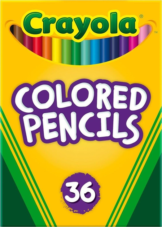 Crayola Colored Pencils 36ct, Teacher School Supplies for Kids & Adults, Preschool Classroom Must Haves, Coloring Gift,