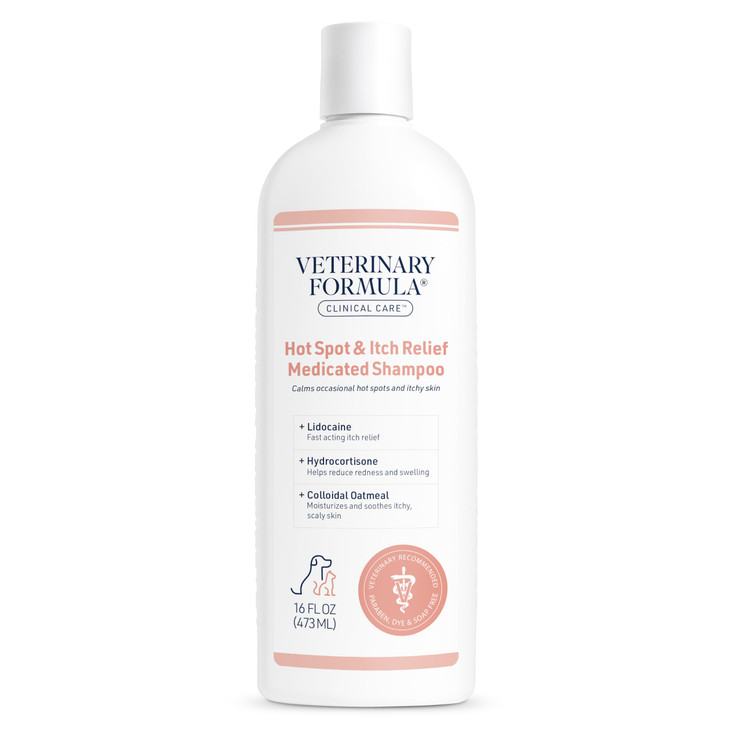 Veterinary Formula Clinical Care Hot Spot & Itch Relief Pet Shampoo, 16 oz