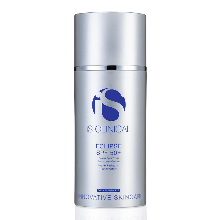 iS CLINICAL Eclipse SPF 50+ Sunscreen, Zinc Oxide tinted sunscreen, ultra sheer non-greasy matte finish sun cream for