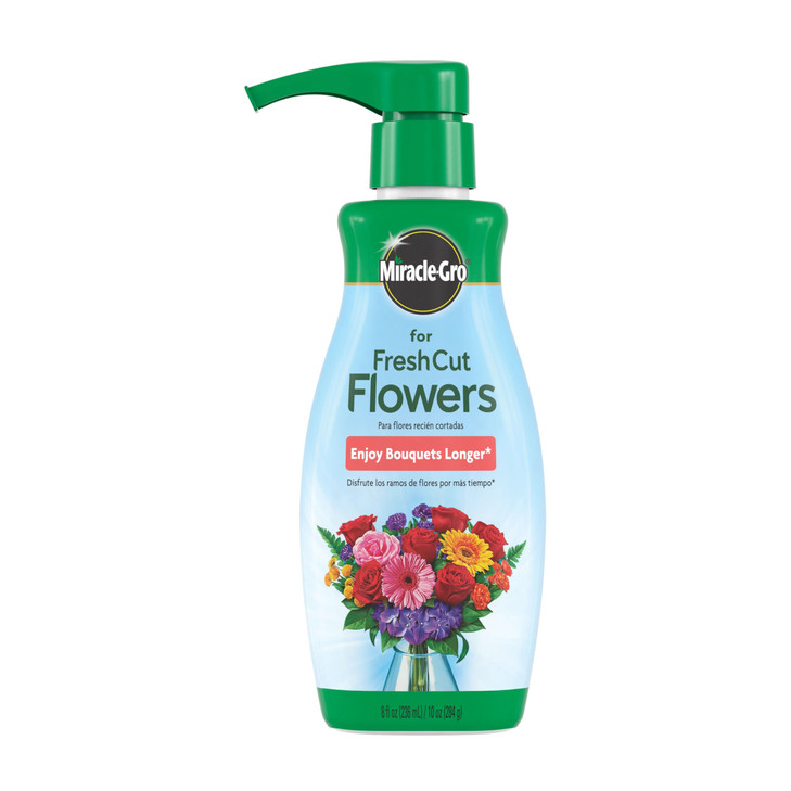 Miracle-Gro for Fresh Cut Flowers, Solution for Flower Bouquets, 8 oz.