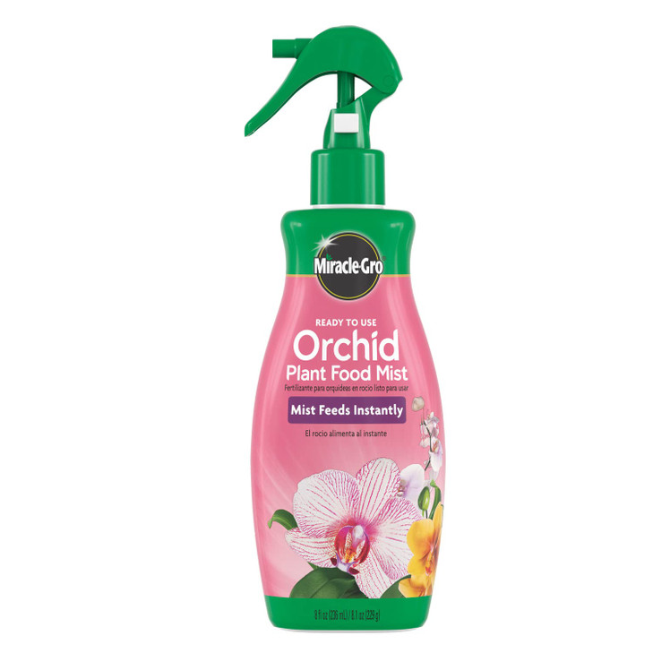 Miracle-Gro Ready to Use Orchid Plant Food Mist, Feeds All Types of Indoor Orchid Plants, 8 oz.
