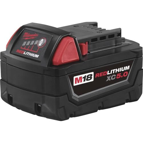 Milwaukee 48-11-1850 M18 Redlithium 5.0Ah Bat Pack