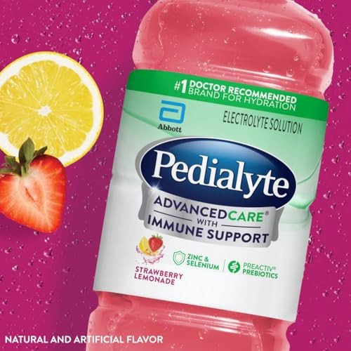 Pedialyte AdvancedCare Electrolyte Drink, Strawberry Lemonade