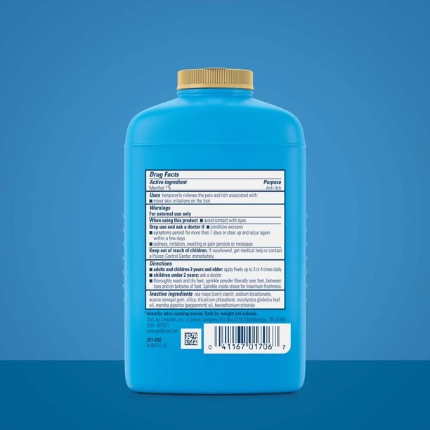 Gold Bond Foot Powder Medicated 4 Ounce (118ml)