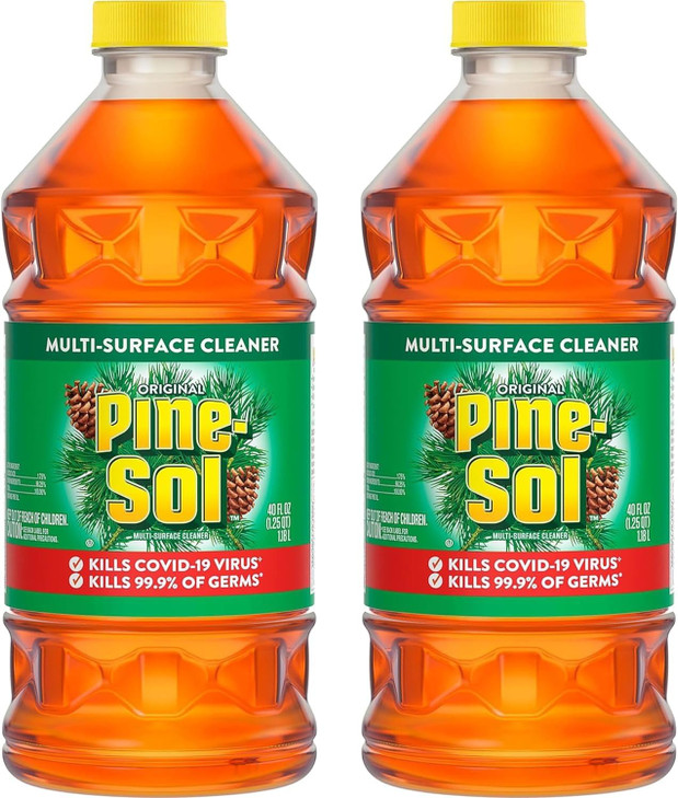 Pine-Sol All Purpose Cleaner, Original Pine, 40 Ounce Bottles Pack of 2 Packaging May Vary