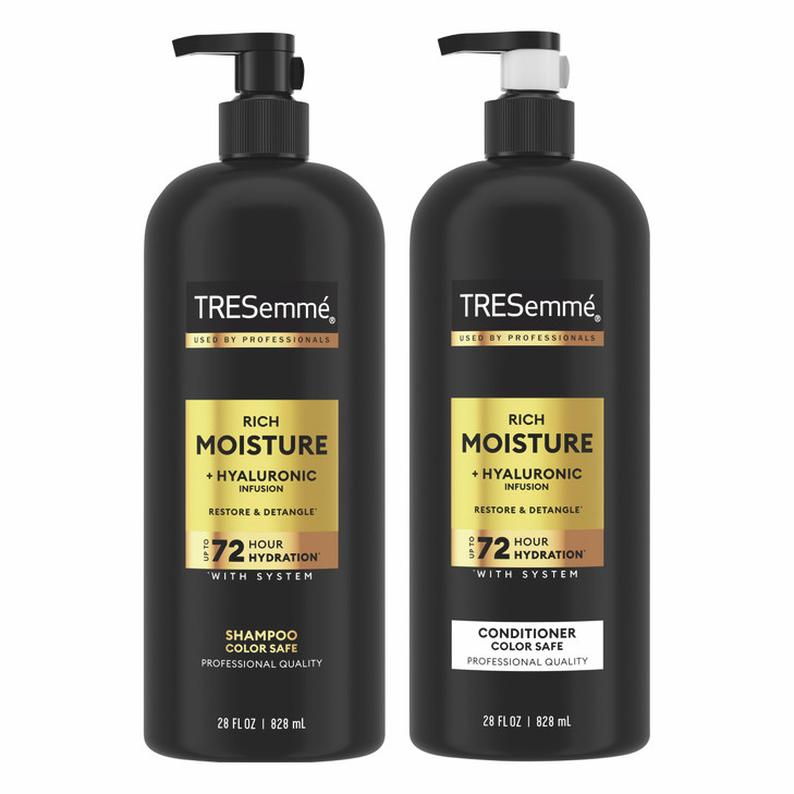 TRESemmé Rich Moisture Hydrating Shampoo & Conditioner Set 28 oz 2 Pack