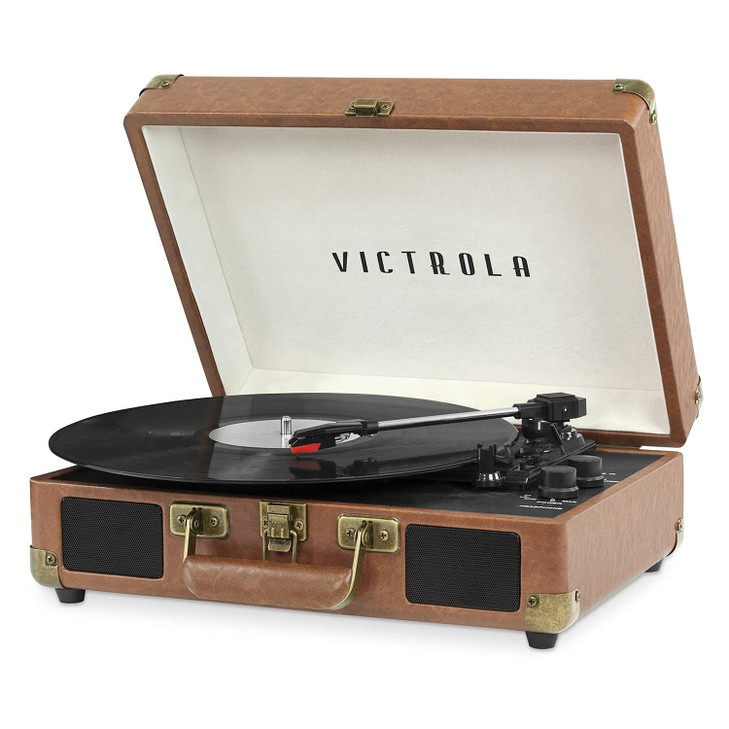 Victrola Journey - Bluetooth Suitcase Record Player - Brown