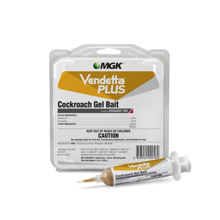 MGK 2976-H40 Vendetta Plus Cockroach Gel Box 4 x 30 Gram Tubes