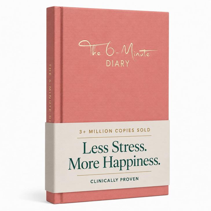 6-Minute Diary 3-Million-User Gratitude Journal for Women & Men with Prompts Guided Self Care Book Based on Positive