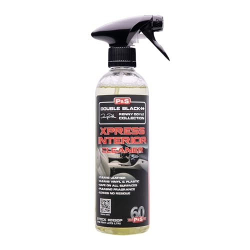 P & S PROFESSIONAL DETAIL PRODUCTS Xpress Interior Cleaner Safe for Leather, Vinyl, Plastic & More, Removes Dirt,