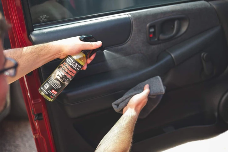 P & S PROFESSIONAL DETAIL PRODUCTS Xpress Interior Cleaner Safe for Leather, Vinyl, Plastic & More, Removes Dirt,