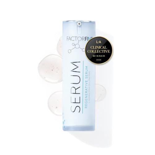FACTORFIVE Regenerative Serum with Stem Cell Growth Factors, HGF for Skin Tightening and Smoothing, Wrinkle and Pore