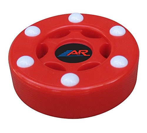 A&R Sports Inline Street Hockey Puck, Red