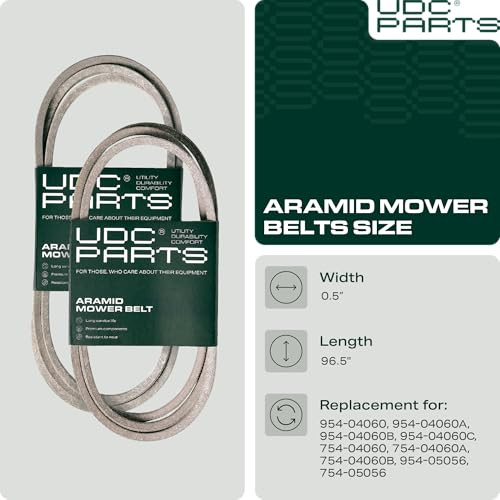 UDC Parts 954-04060C Troy Bilt Pony 42 Deck Belt Replcement, 1/2 x 96.5
