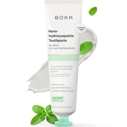 Boka Toothpaste - Fluoride Free Toothpaste, Nano Hydroxyapatite Toothpaste
