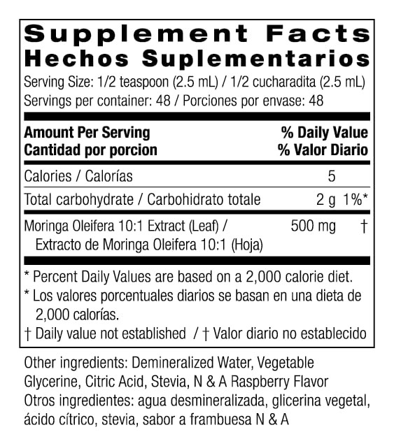 Bio Nutrition Moringa Liquid, 4 Fluid Ounce