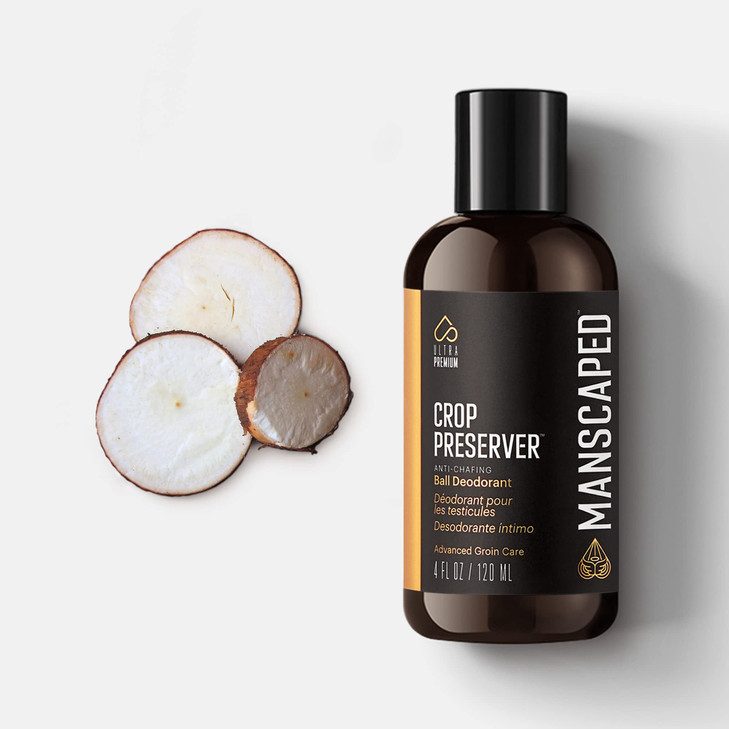MANSCAPED The Crop Preserver, Anti-Chafing Mens Ball Deodorant, Male Care Hygiene Moisturizer Featuring Soothing Aloe