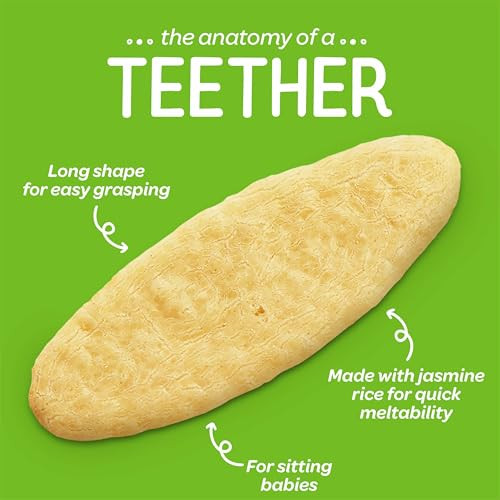 HAPPY BABY Gentle Teething Wafers, 3 Flavor Variety Pack, 12 ct 3 Pack