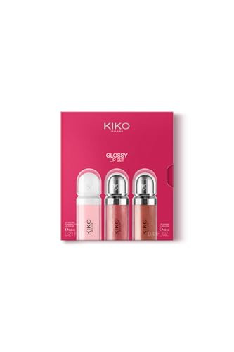 KIKO Milano Glossy Lip Set 2 Lip Glosses And 1 Lip Cream