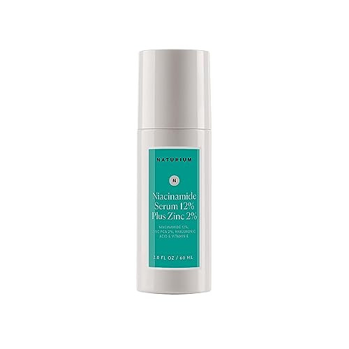 Naturium Niacinamide Face Serum 12 Plus Zinc 2 Jumbo, Anti-Aging, Pore Minimizer & Dark Spot Corrector with Hyaluronic