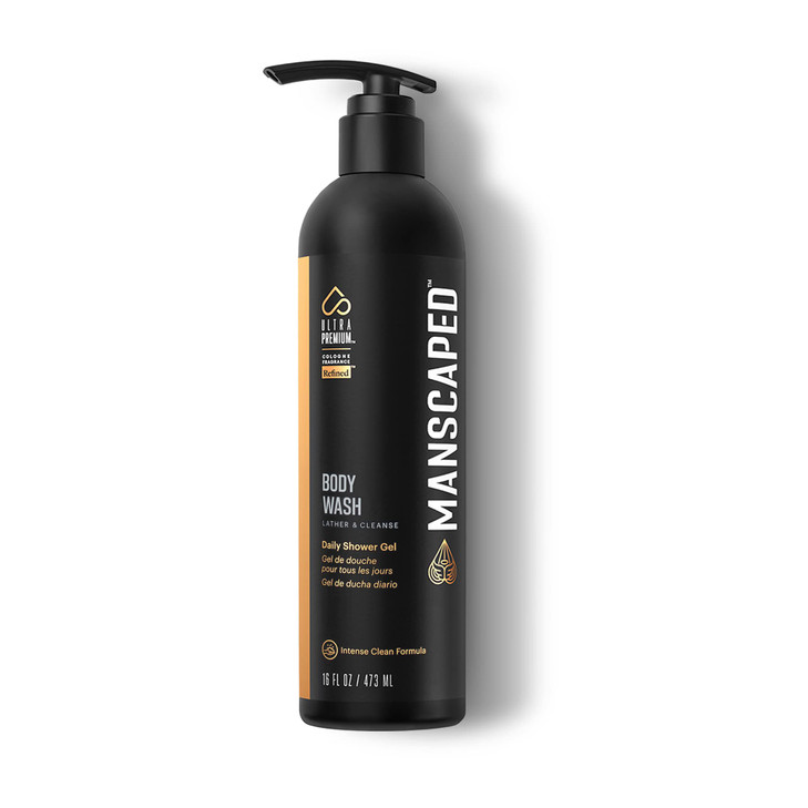 MANSCAPED Mens UltraPremium Refined Body Wash, Luxurious Clean Formula Infused with Aloe Vera and Sea Salt, Refreshing