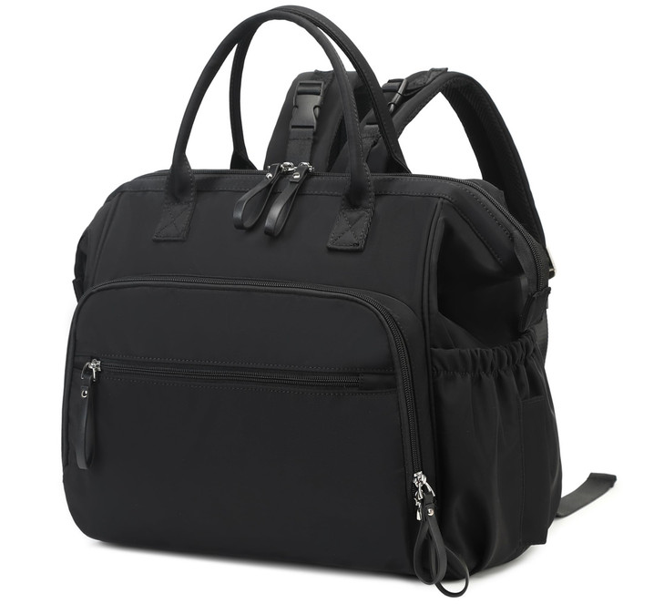 LORADI Large Diaper Bag Tote Black, Large-20L