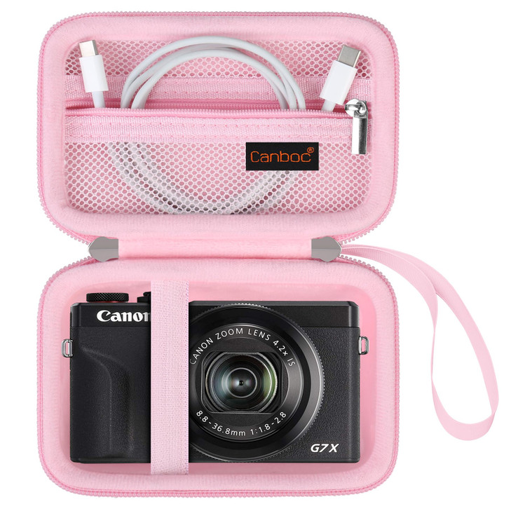 Canboc Case for Canon PowerShot G7X Mark III/ G7X Mark II Digital Camera