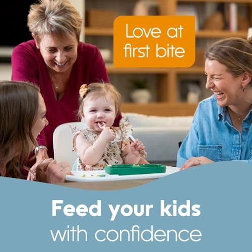 NumNum Feeding Littles Baby Spoons 6 Months, 3-Pack Neutrals