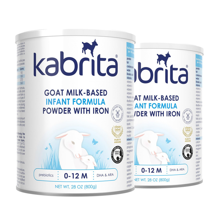 Kabrita Goat Milk Infant Formula Powder, Gentle Digestion, 28 oz, Pack of 2
