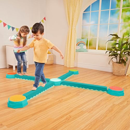 B. toys Battat Balancing Beams and Stepping Stones - 13 Pieces