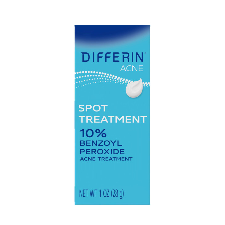 Differin Acne Spot Treatment, Max Strength, 10 Benzoyl Peroxide, 1oz