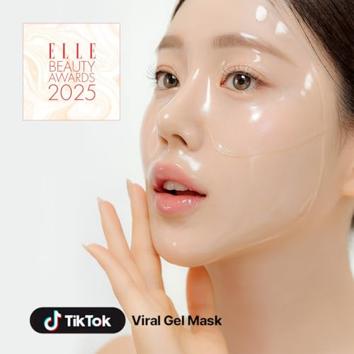 NACIFIC Rice Pepta Collagen Gel Face Mask Rice Peptide 4EA Set, Hydrogel Care for All Skin Types, Hydrating, Firming,