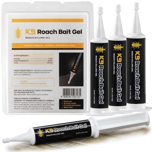 German Roach Killer Indoor Infestation for Home 9799 Lab-Tested Mortality in 14 Days - 0.05 Fipronil 90-Day Whole-Home
