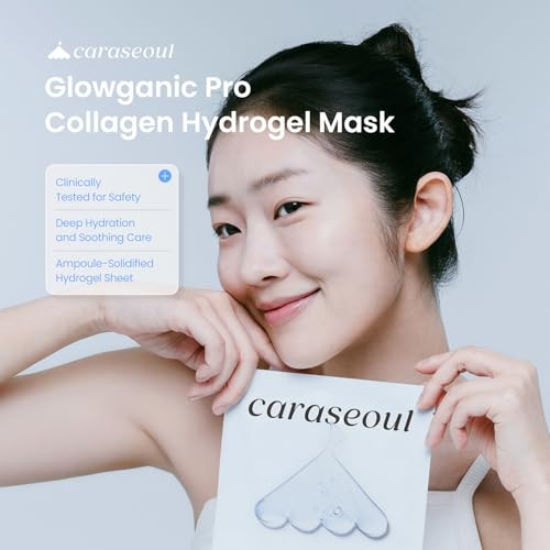 caraseoul Glowganic Pro Collagen Face Mask 4ea