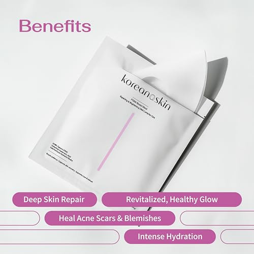 Koreana Skin Real Deep Face Mask 4 Pack - Hydrogel Overnight Sheet Mask