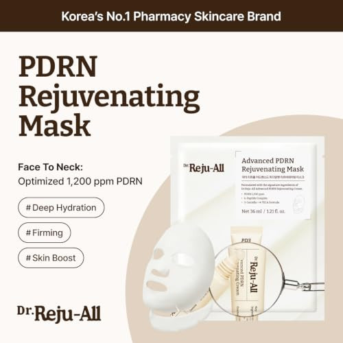 Dr.Reju-All Advanced PDRN Rejuvenating Mask 1.2 Fl Oz x 4EA