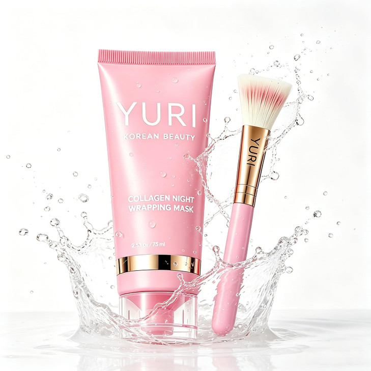YURI Collagen Night Wrapping Mask, Overnight Peel-Off Sleeping Mask